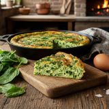 Hai spinaci e uova? Prova questa frittata al forno alta e soffice