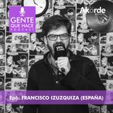 Francisco Izuzquiza y su cuaderno de podcasting