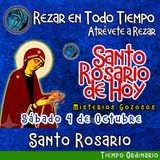 Rosario de hoy Sábado 4 de Octubre 2025 🌹 MISTERIOS GOZOSOS. Rosario a la Virgen María.