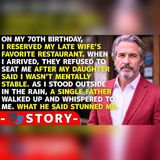 Family Drama Story | They Denied My 70th Birthday Table—Then He Whispered