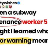 I_ve been a subway maintenance worker 5 years. Last night I learned what a red door warning means
