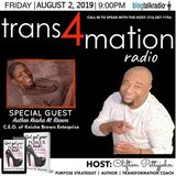 S1 E5: Keisha Brown Joins Clifton Pettyjohn with Trans4mation Radio for ROUND 2