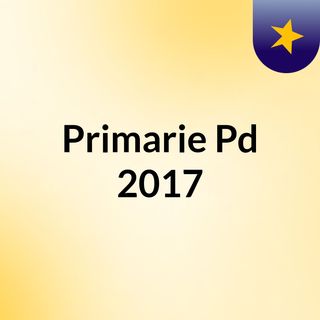 Primarie Pd 2017