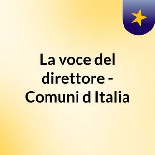 La voce del direttore - Comuni d'Italia
