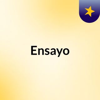 Ensayo