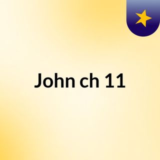 John ch 11