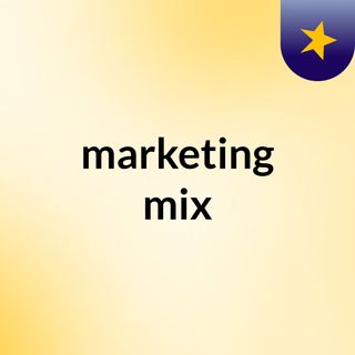 marketing mix