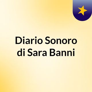 Diario Sonoro di Sara/Banni
