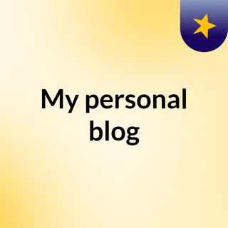 My personal blog