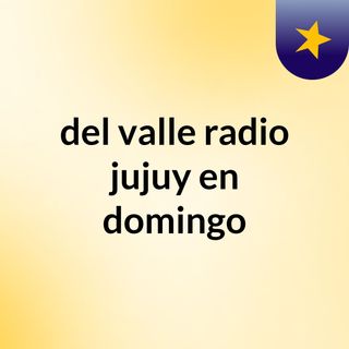 del valle radio jujuy en domingo
