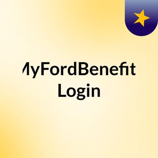 MyFordBenefits Login