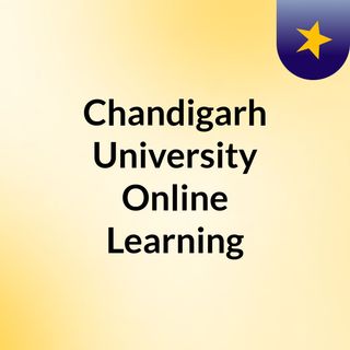Chandigarh University Online  Learning
