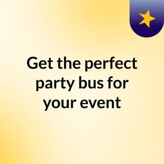 Best Party Bus in New Jersey