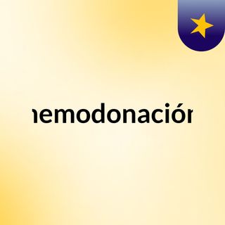 hemodonación
