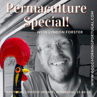 Covid19 Update for Portugal, Permaculture briefing & handpan recital with Lyndon Forster