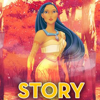 Pocahontas - Bedtime Story (Princesses) (Paua)