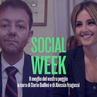 Social week del 7 marzo 2022 - Dario Ballini e Alessia Fragassi