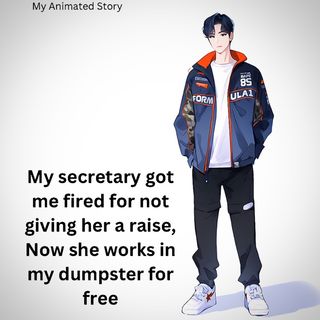 My secretary got me fired for not giving her a raise, Now she works in my dumpster for free