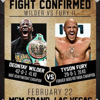 Deontay Wilder Vs Tyson Fury 2 For The WBC World Heavyweight Title Confirmed