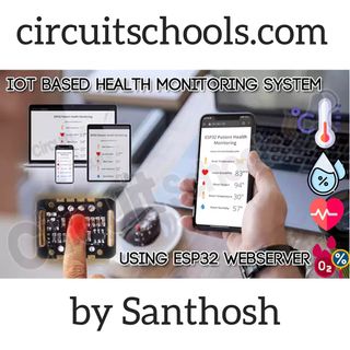 IoT based health monitoring system using ESP32 Webserver