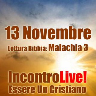 13 Novembre 2022 :: Malachia 3