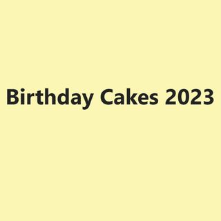 Birthday Cakes