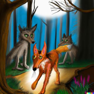 Los tres zorros y el viaje al bosque embrujado