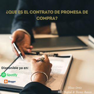 ¿Qué es el contrato de promesa de compra?