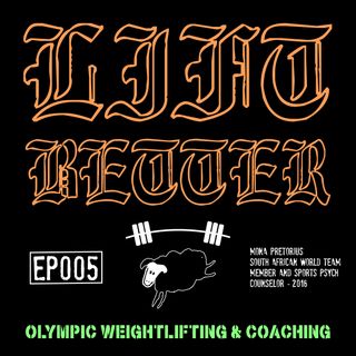 Lift Better Olympic Weightlifting 005 - Mona Pretorius, Weightlifter & Sports Psychology Counselor