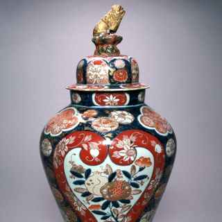 Imari ornamental vase