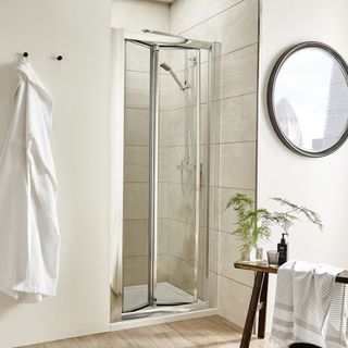 Bi fold shower doors slight change to go a long way in homemaking