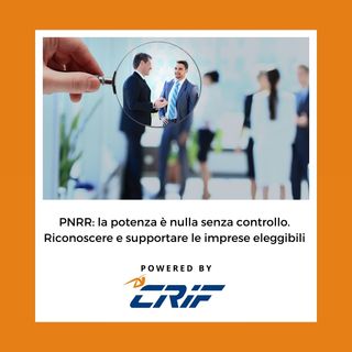 #131. PNRR: la potenza è nulla senza controllo. Riconoscere e supportare le imprese eleggibili