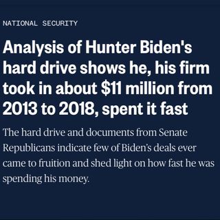 Analysis of Hunter Biden's hard drive shows he, his firm took in about $11 million from 2013 to 2018, spent it fast