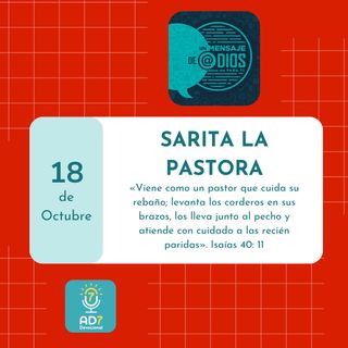 18 de octubre - Un Mensaje De @Dios Para Ti - Devocional de Jóvenes - Sarita la pastora