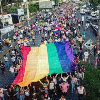 Lesbianas, homosexuales, bisexuales y trans: Por una Nicaragua para todes.