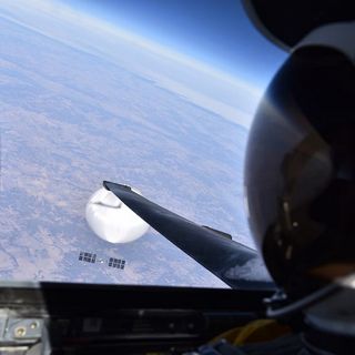 2023-02-23: U.S. Releases Photo Of Chinese Balloon Captured By U-2 Spy Plane