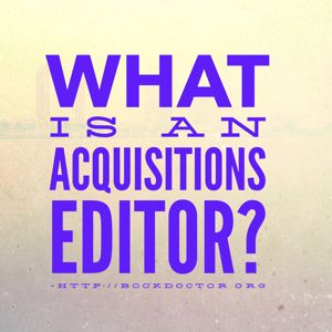 What is an acquisitions editor?