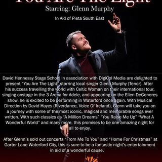 Glenn Murphy is doing an online concert in aid of Pieta House