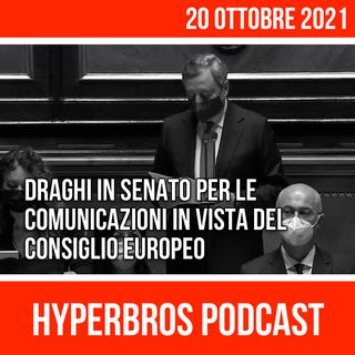 Draghi in Senato per le comunicazioni in vista del Consiglio europeo