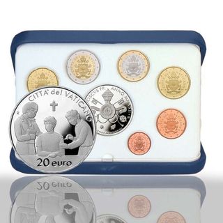 Sapete che esiste la moneta da 20 €  di Papa Francesco ?