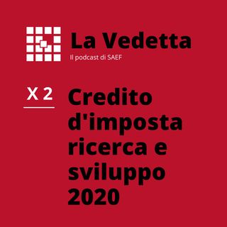 Credito d'imposta ricerca e sviluppo 2020