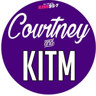Courtney and KISS in the morning