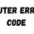 Router Error Code