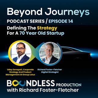 EP14 Beyond Journeys: Uday Senapati, Corporate Strategy and Product Management at Group Lotus: Defining the strategy for a 70 year old Start