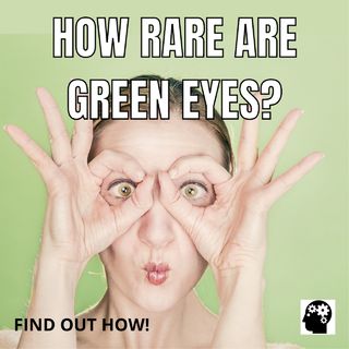 How rare are green eyes?