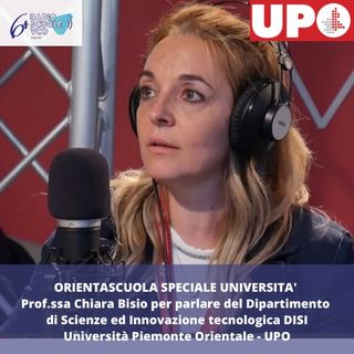 Pt. 2 Orientascuola speciale università - Prof.ssa Chiara Bisio Dipartimento di Scienze ed Innovazione  Tecnologica
