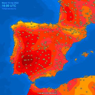 PRIMI 35°C DELLA STAGIONE IN EUROPA