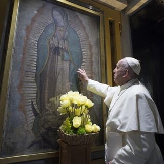 Papa celebró misa por Virgen de Guadalupe
