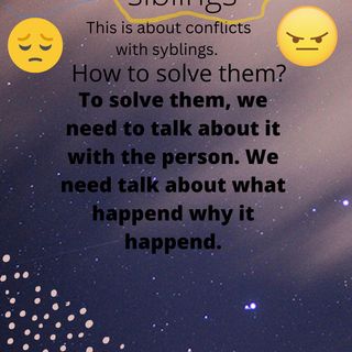 Conflicts with siblings