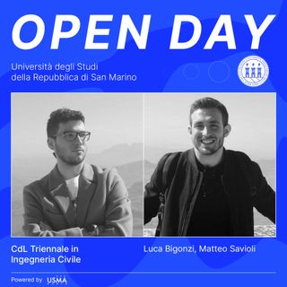 Open Day - Ingegneria Civile Triennale - Matteo e Luca